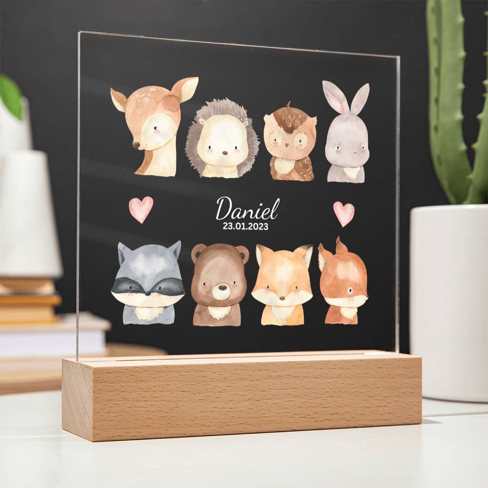 Watercolor Forest Animals Portraits