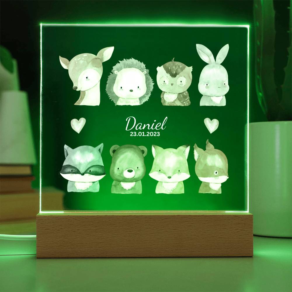 Watercolor Forest Animals Portraits
