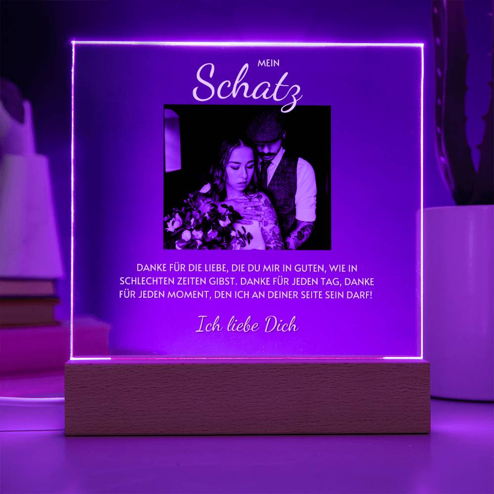 Acrylglas - Danke Für Deine Liebe