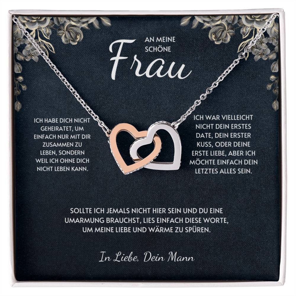 Doppelte Herzen Halskette - Ich War Vielleicht