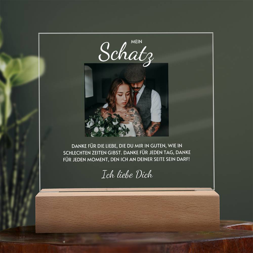 Acrylglas - Danke Für Deine Liebe