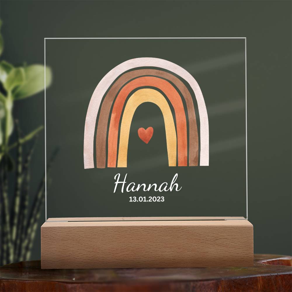 Watercolor Boho Rainbow