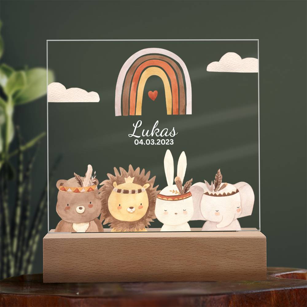 Watercolor Boho Animals