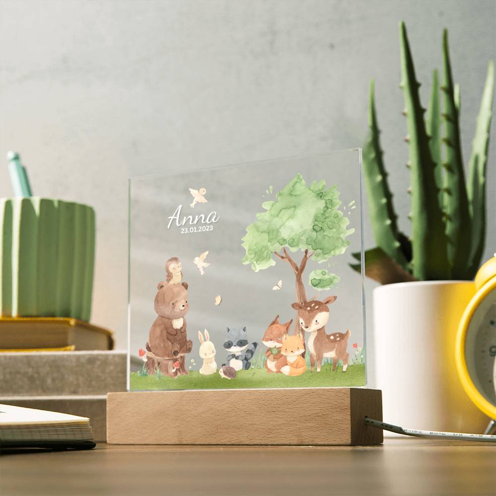 Watercolor Forest Friends