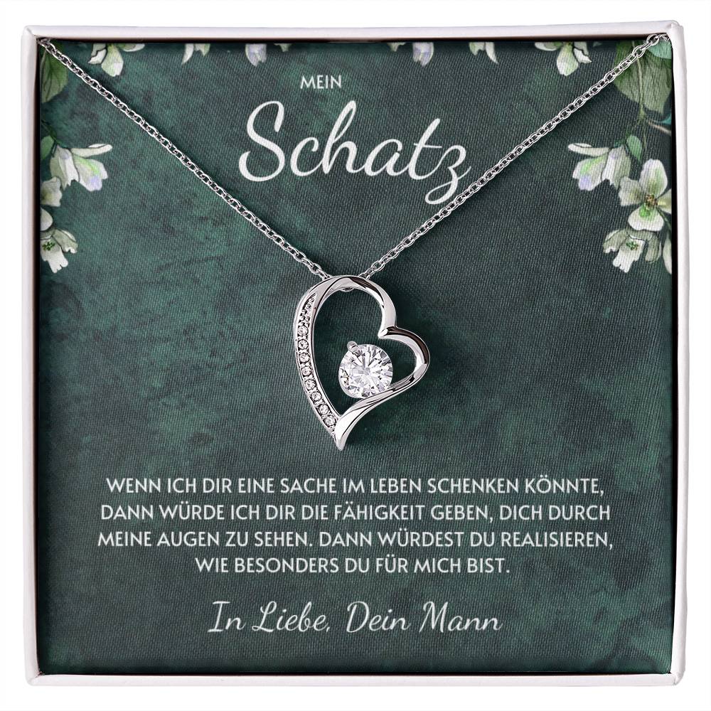 Herz Halskette - Wenn Ich Dir Eine Sache