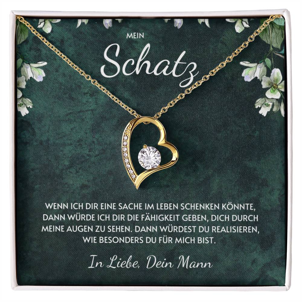 Herz Halskette - Wenn Ich Dir Eine Sache
